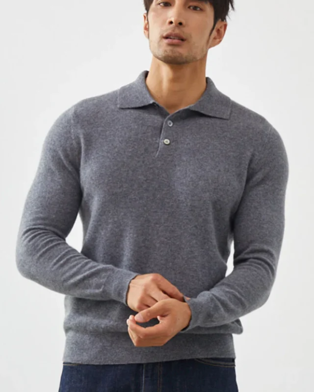 Ponza Cashmere Polo Sweater