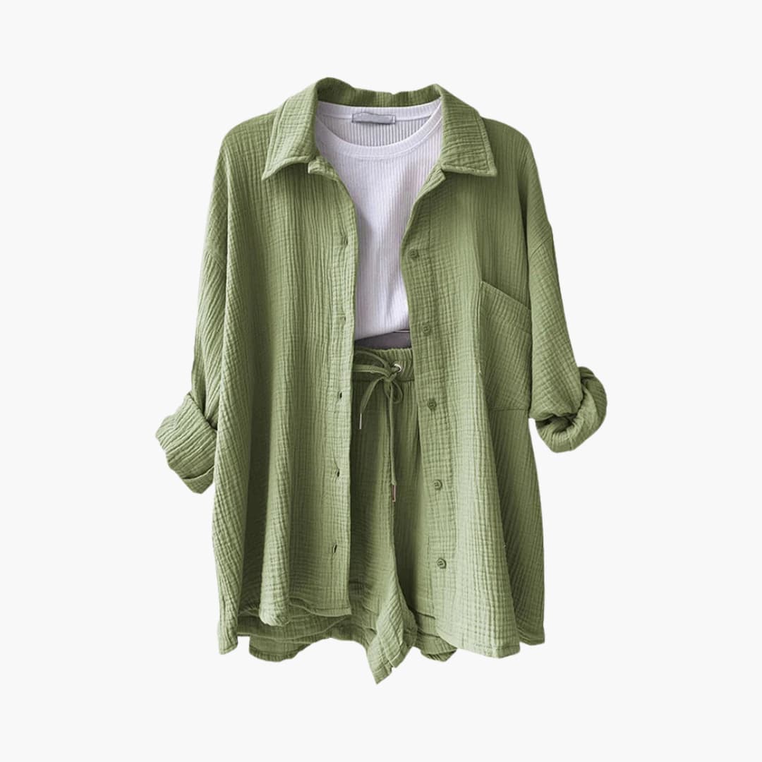 Aurélie | Chic og casual to-delt sæt