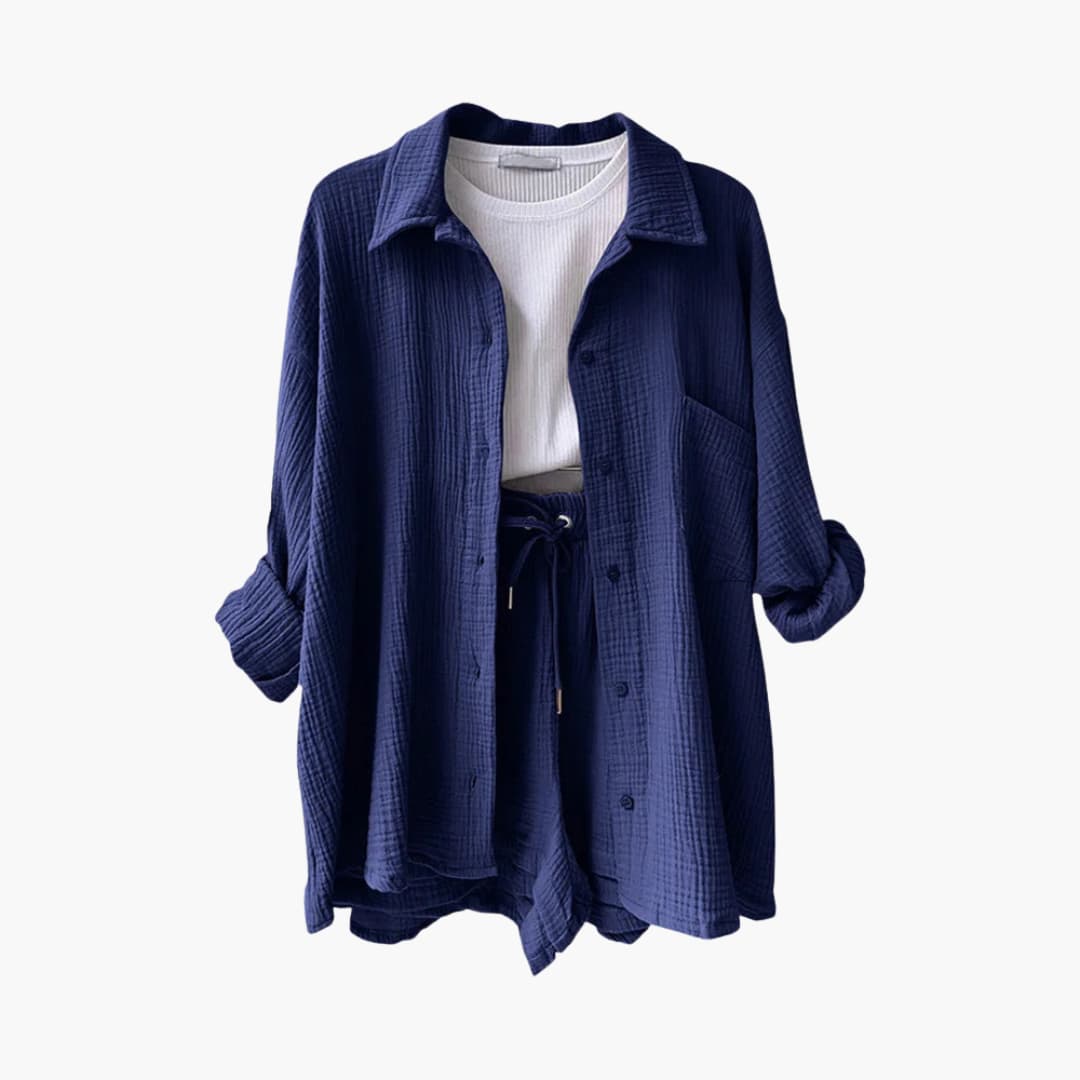 Aurélie | Chic og casual to-delt sæt