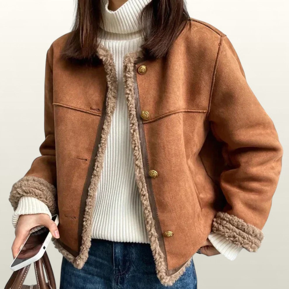 Weronika | Varm Læderjakke