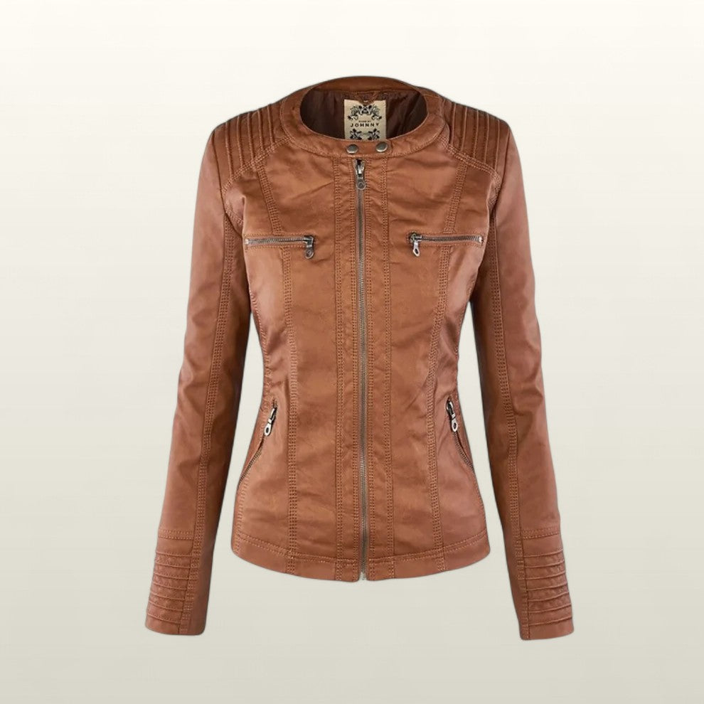 Karolina | Unik Læderjakke