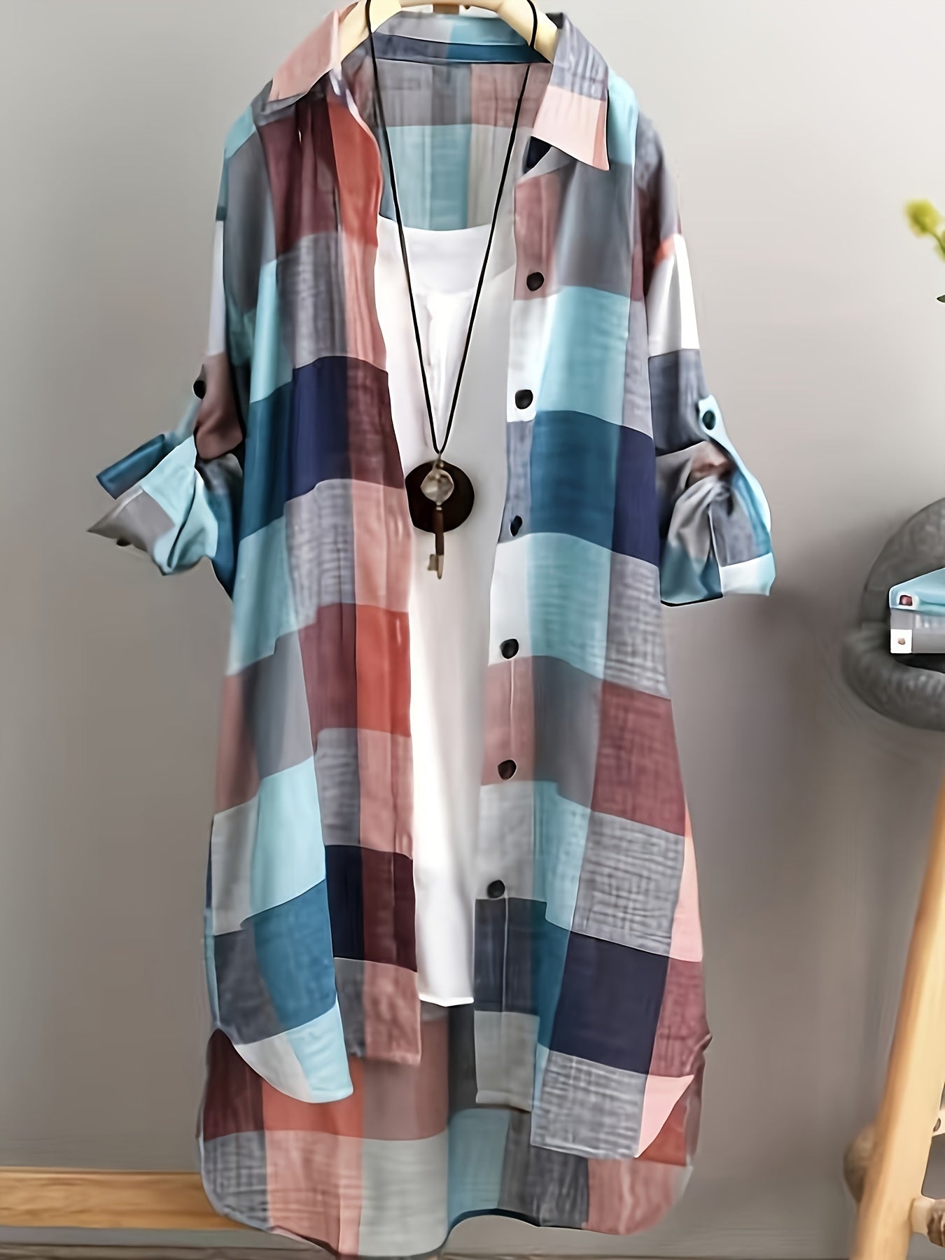 Loretta | Blød Bluse med Krave