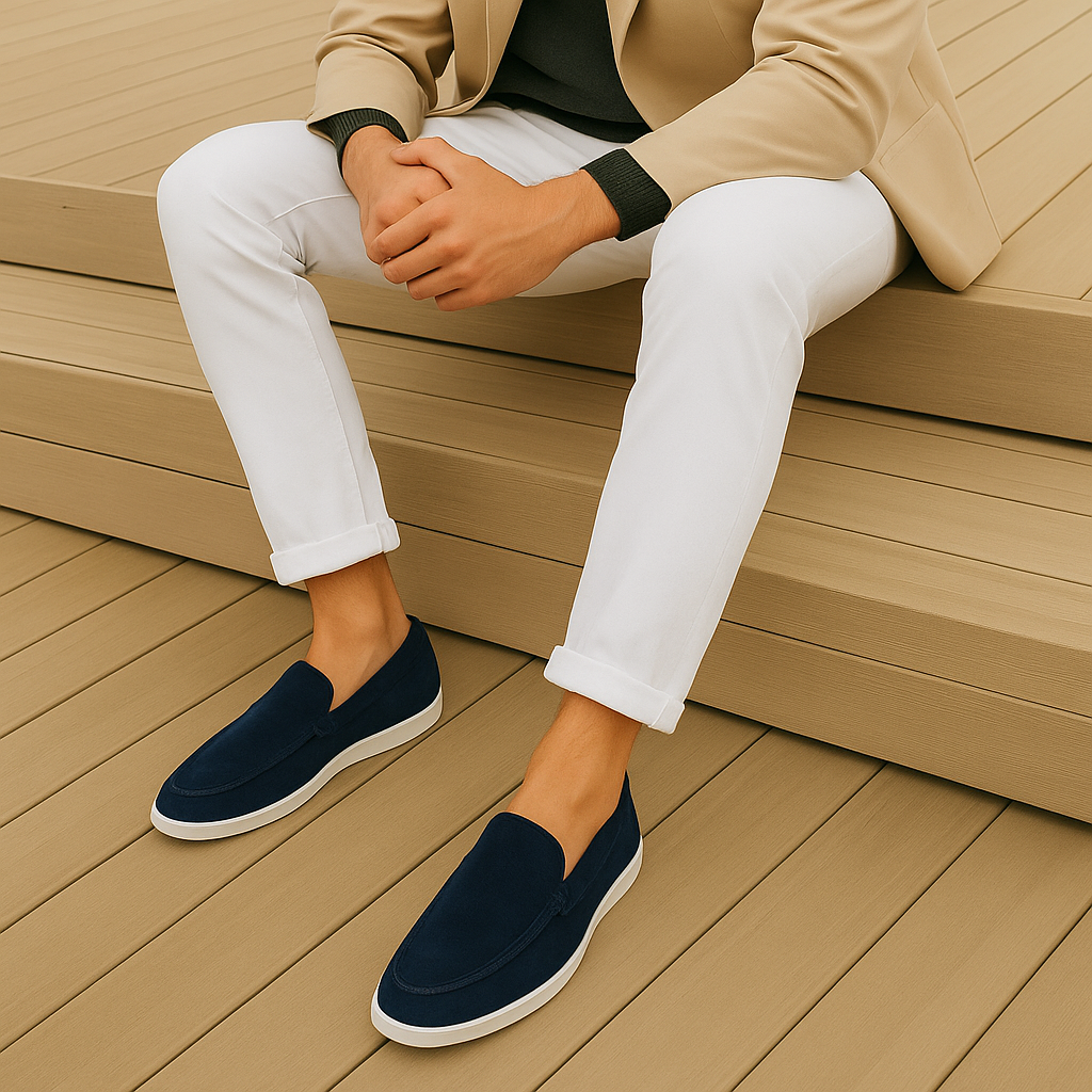 Elegante suede loafers