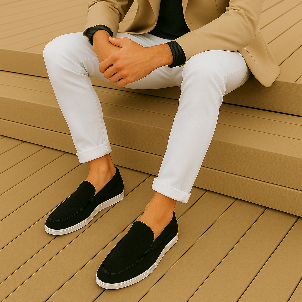 Elegante suede loafers