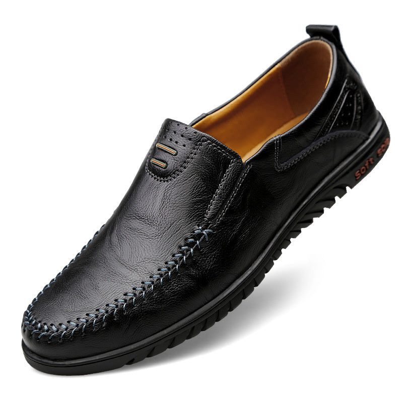 Elegante læder Loafers