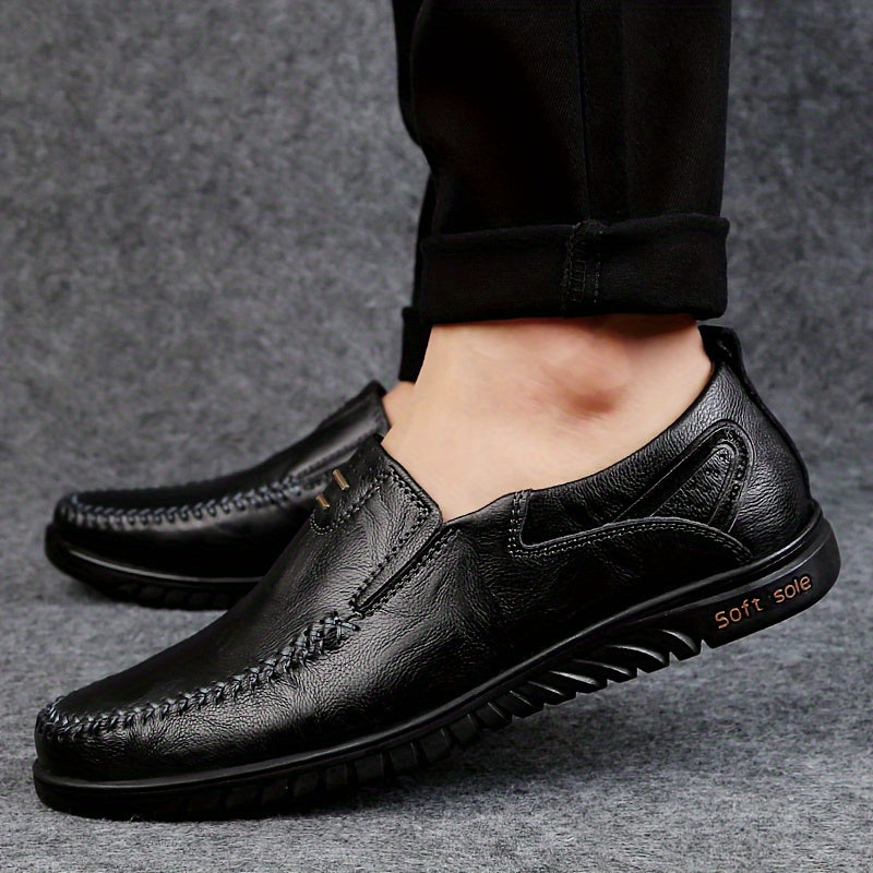 Elegante læder Loafers