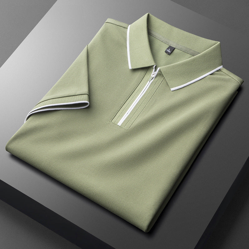 Elegant bomulds poloshirt