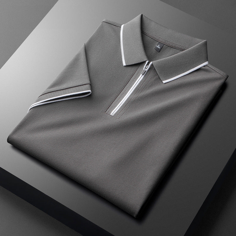 Elegant bomulds poloshirt