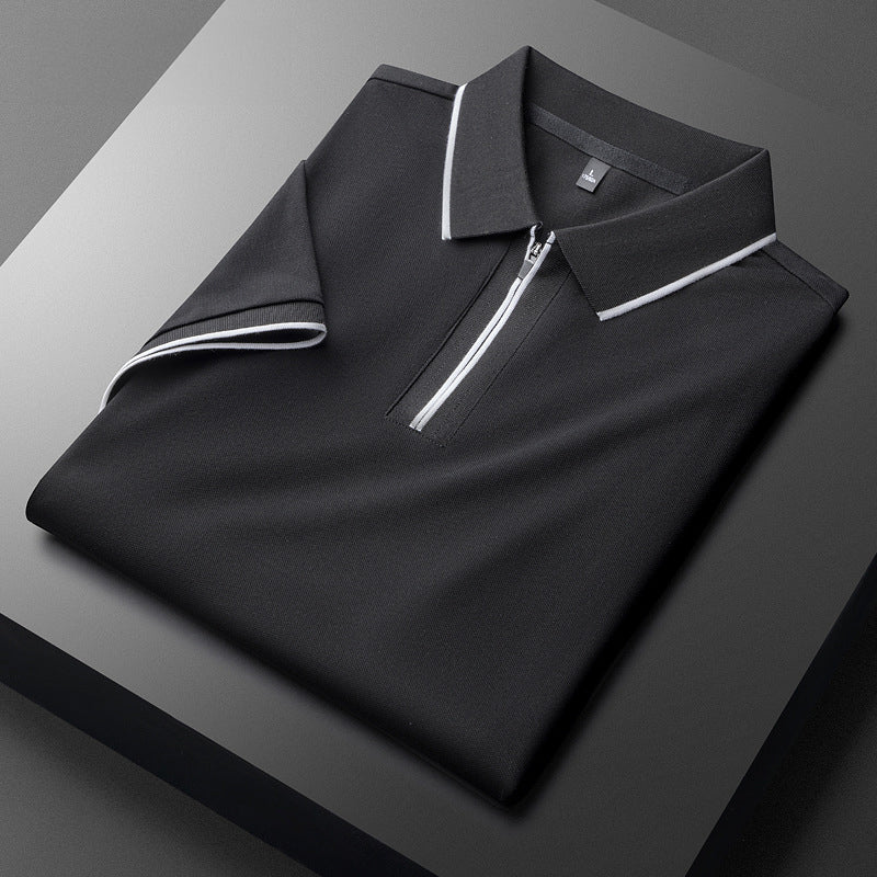 Elegant bomulds poloshirt