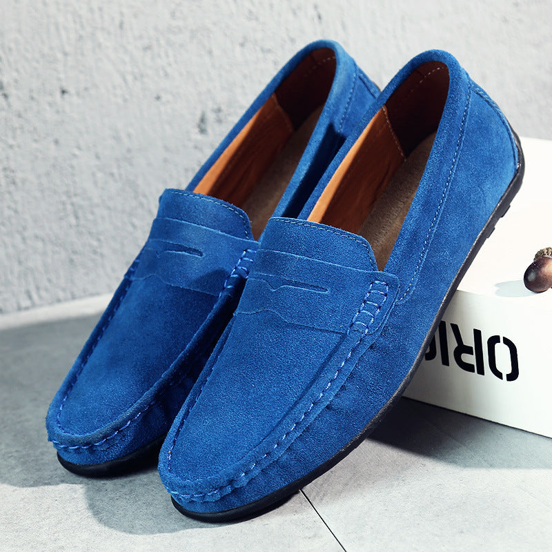 Retro suede herre Loafers