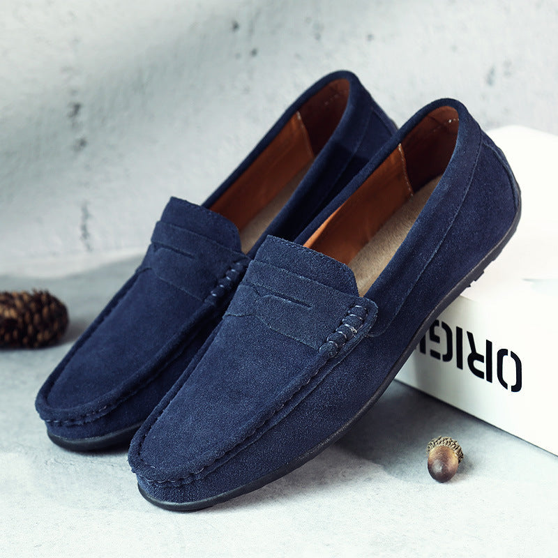 Retro suede herre Loafers
