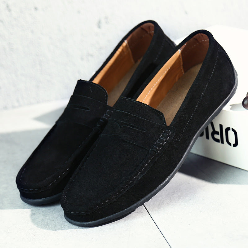 Retro suede herre Loafers