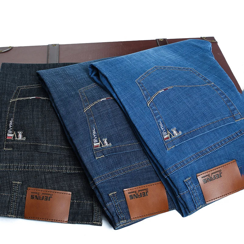 Casual Straight Denim Jeans