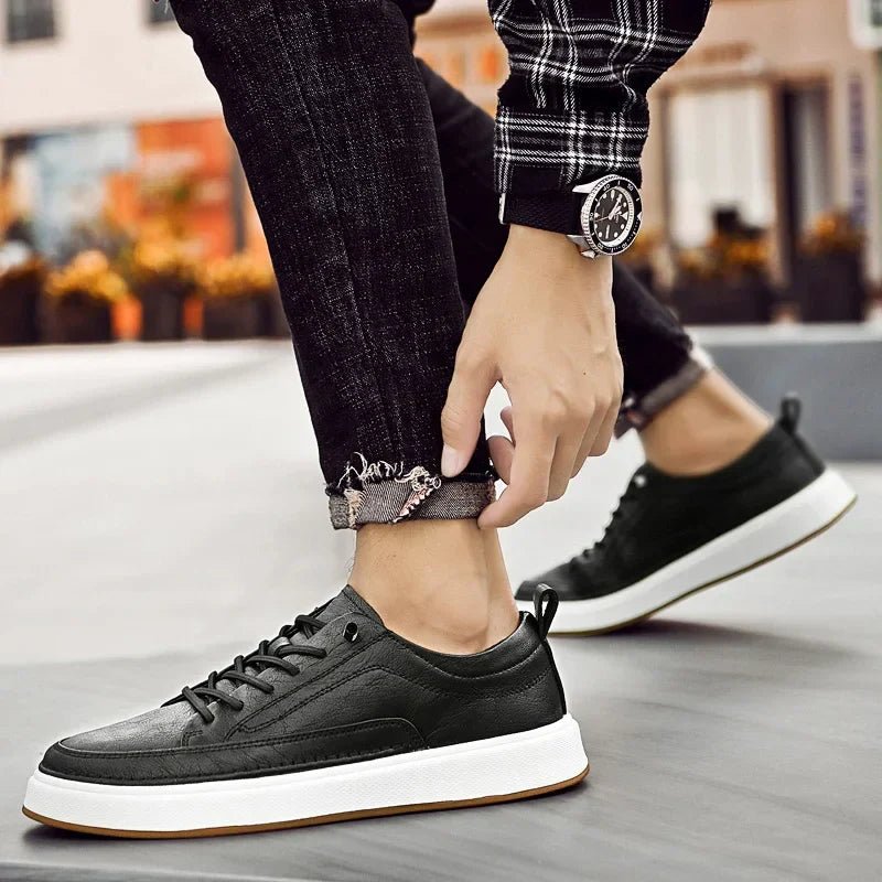 Chic læder sneakers