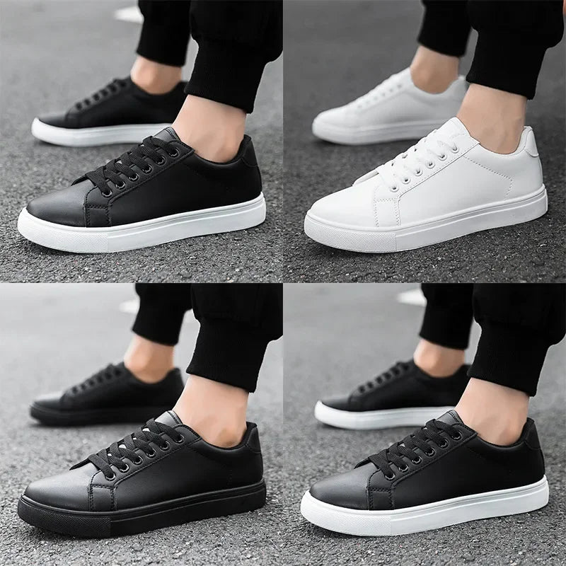 Elegante Læder Sneakers