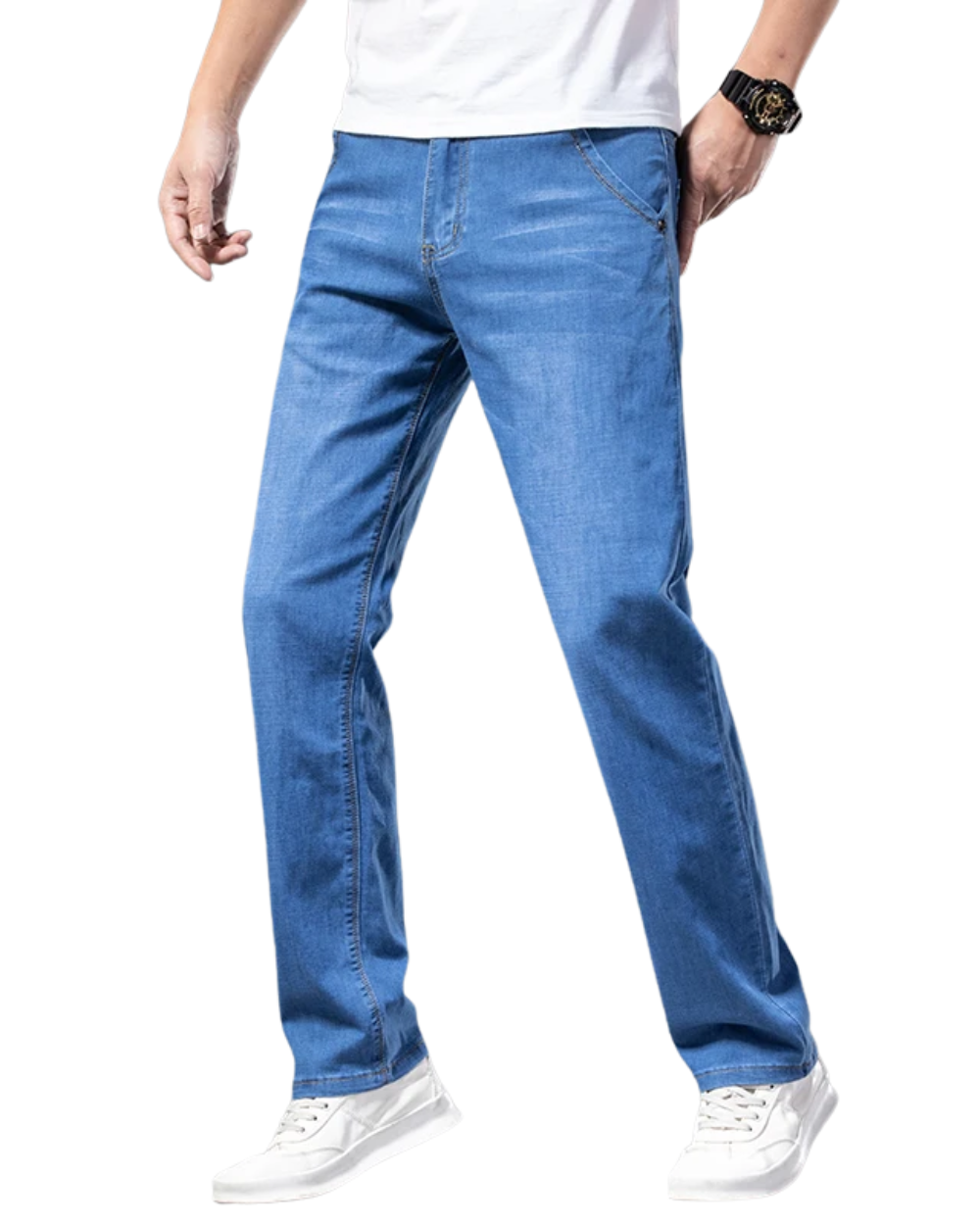 Casual Straight Denim Jeans