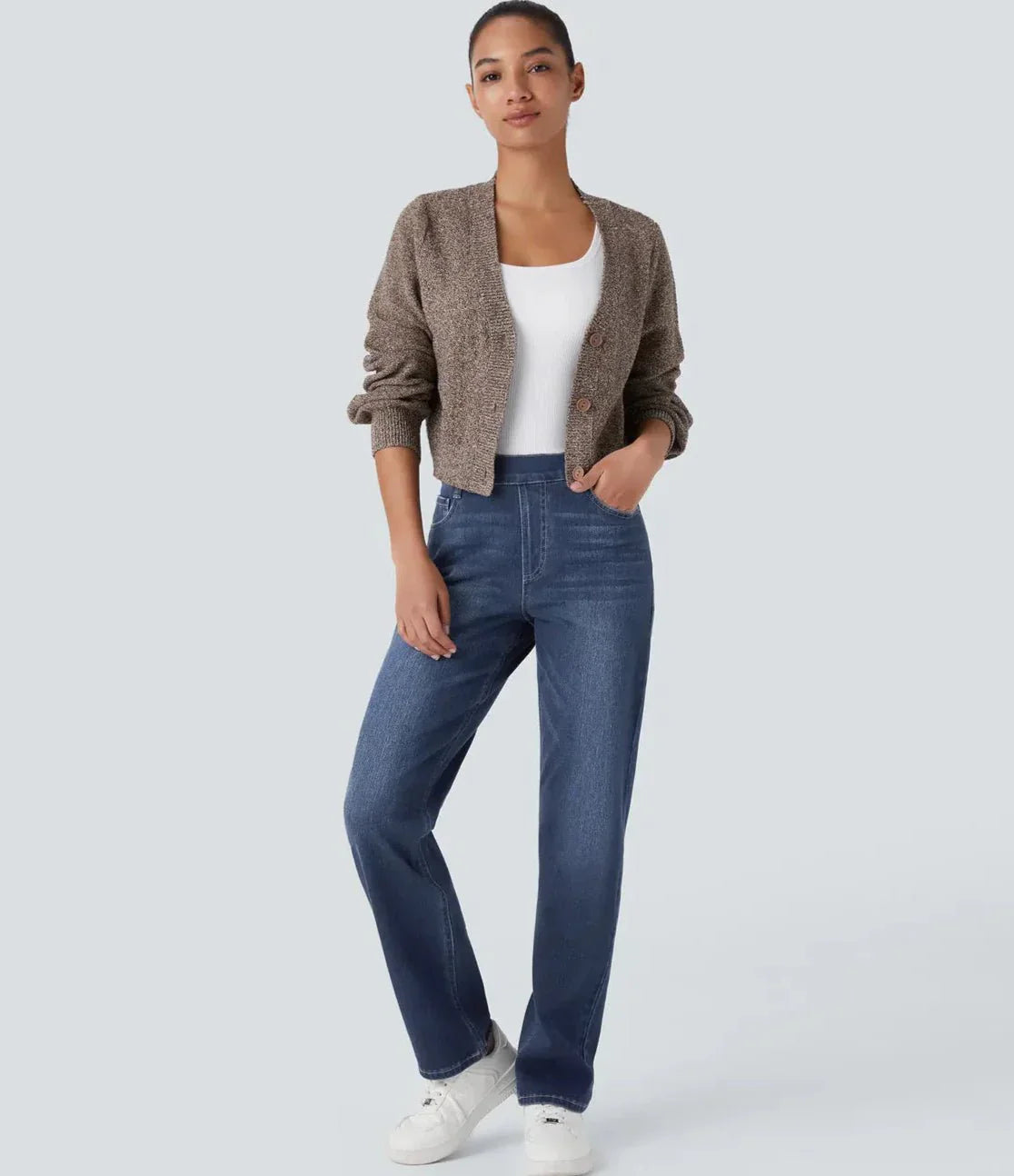 Comfort Fit | Elastisk & Komfortabel Bukser Med Høj Talje