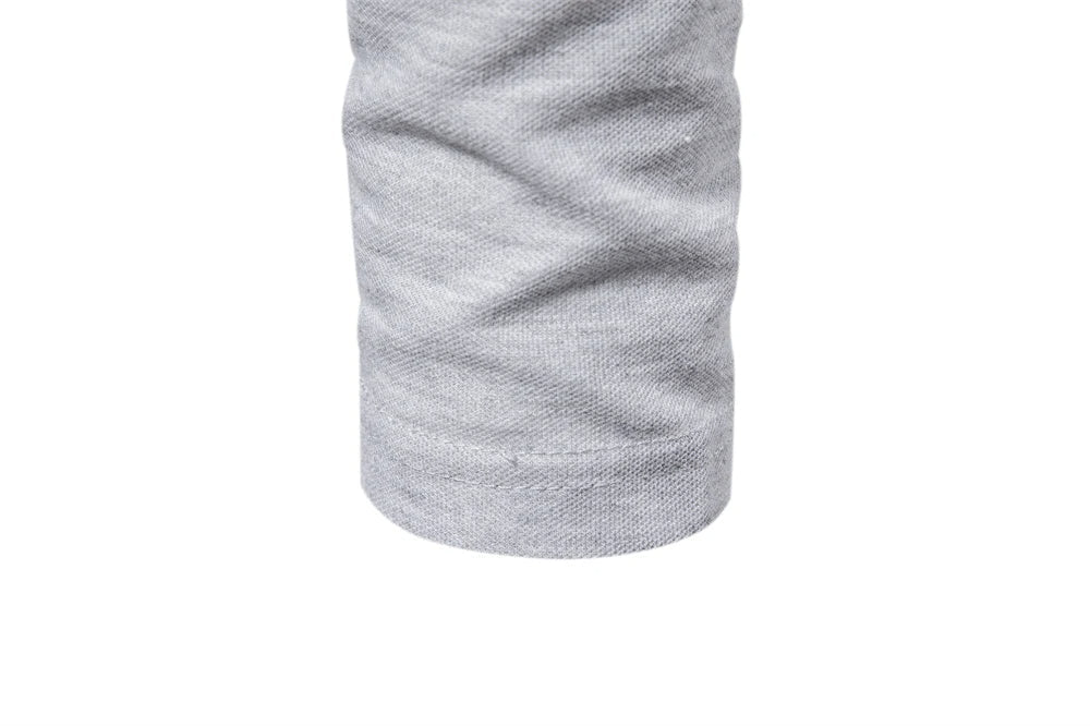 Casual Poloshirt Med Lange Ærmer