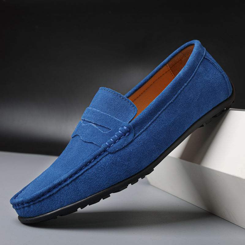 Retro suede herre Loafers