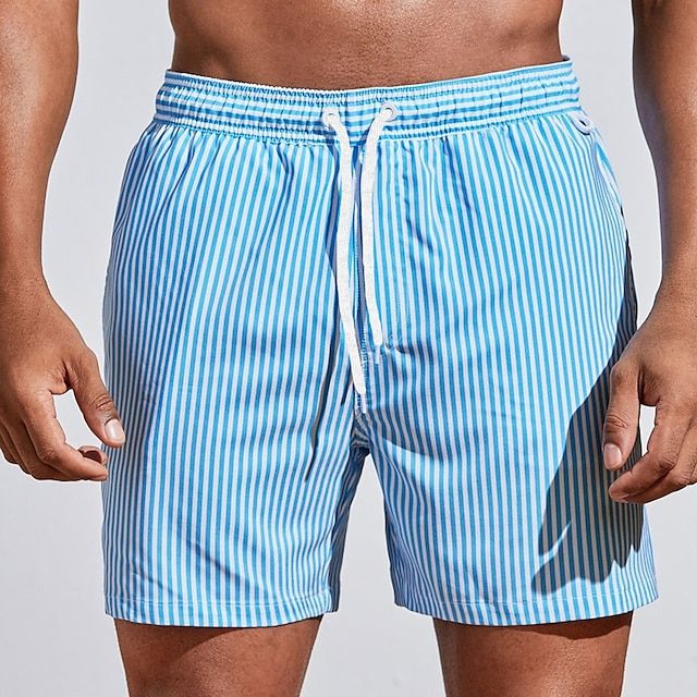 Casual stribede boardshorts