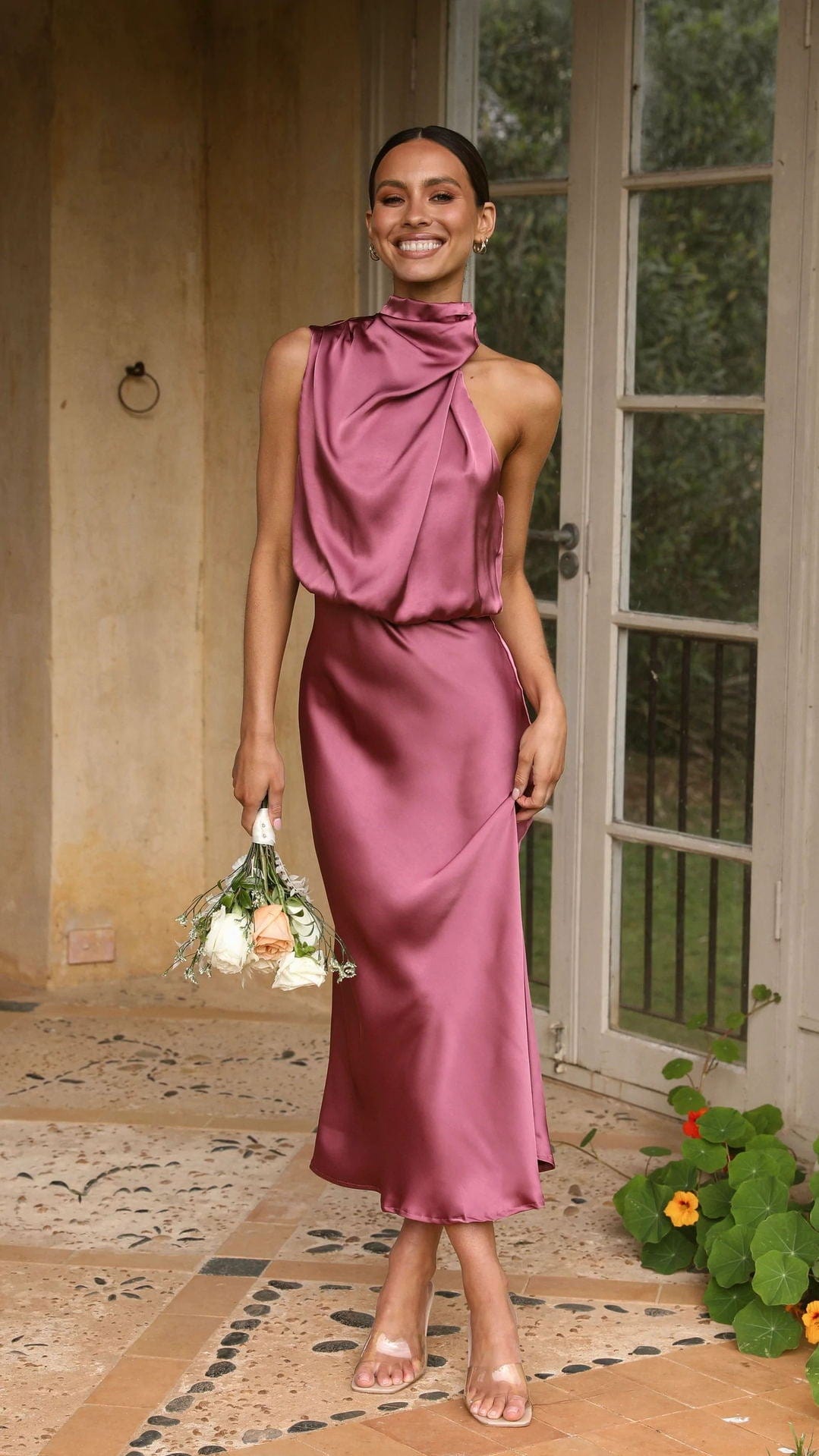 Rochella | Elegant Satin Kjole