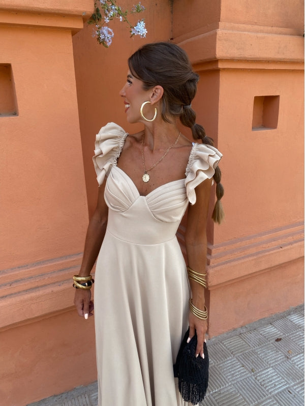 Nicolette | Romantisk Kjole med Volanger