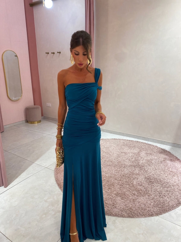 Ariella | Asymmetrisk One Shoulder Aftenkjole