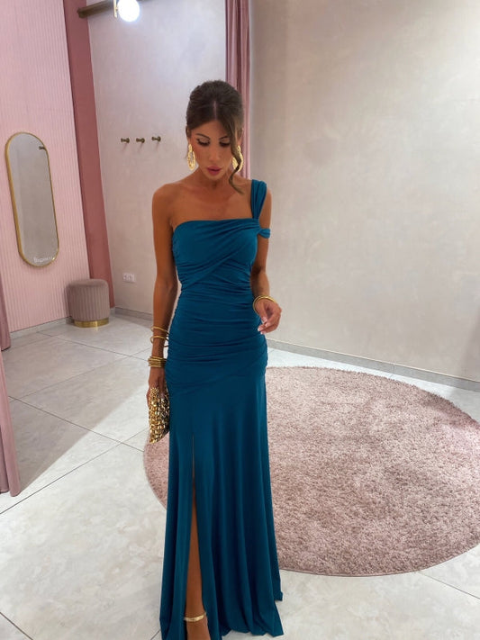 Ariella | Asymmetrisk One Shoulder Aftenkjole