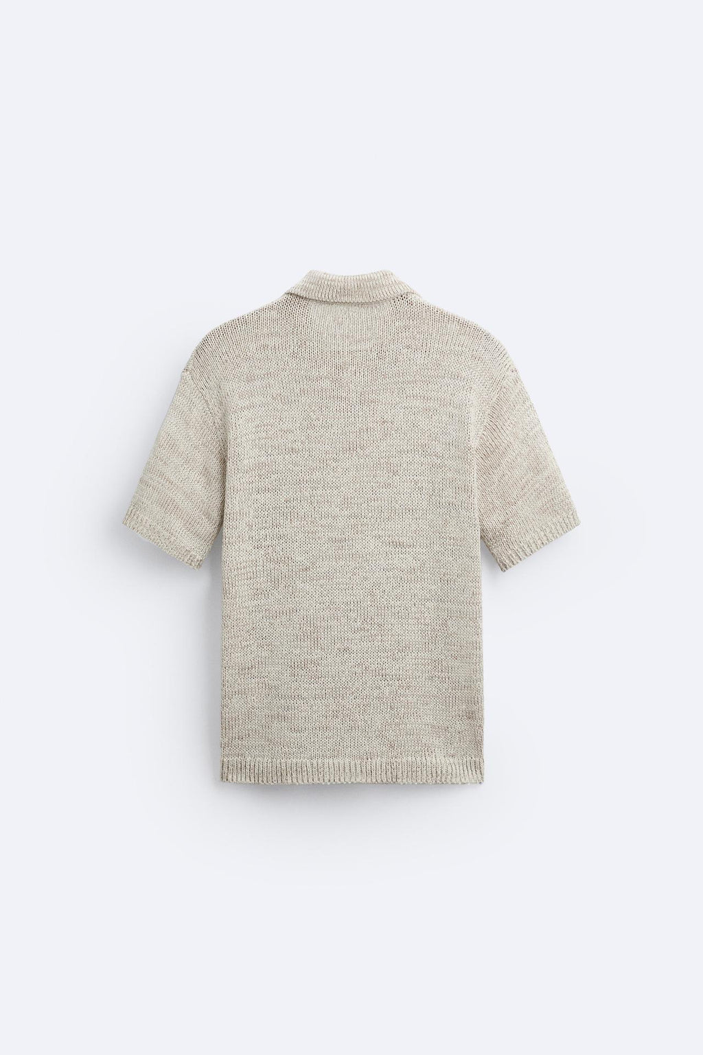 Old Money Knappet Strikket Polo T-Shirt