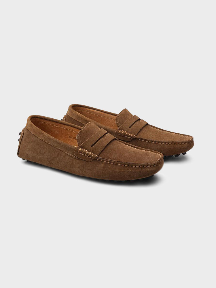 Suede Båd Loafers