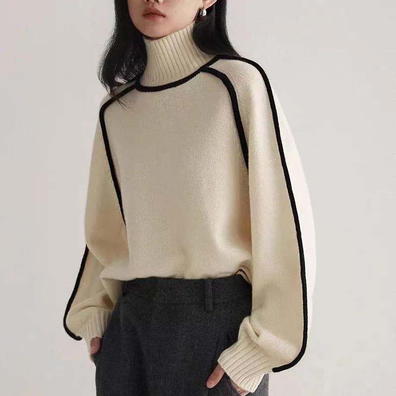 Denise | Sweater med Rullekrave