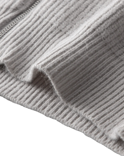 Four Seasons Merino Uld Vest med lynlås