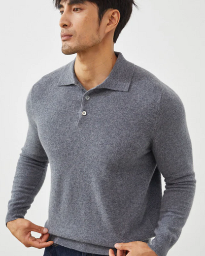 Ponza Cashmere Polo Sweater