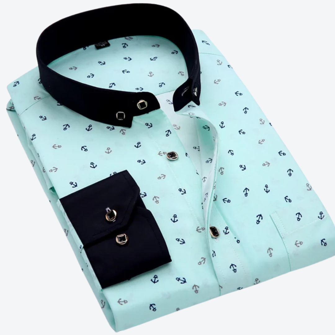 Finnick™ Nautisk Print Skjorte