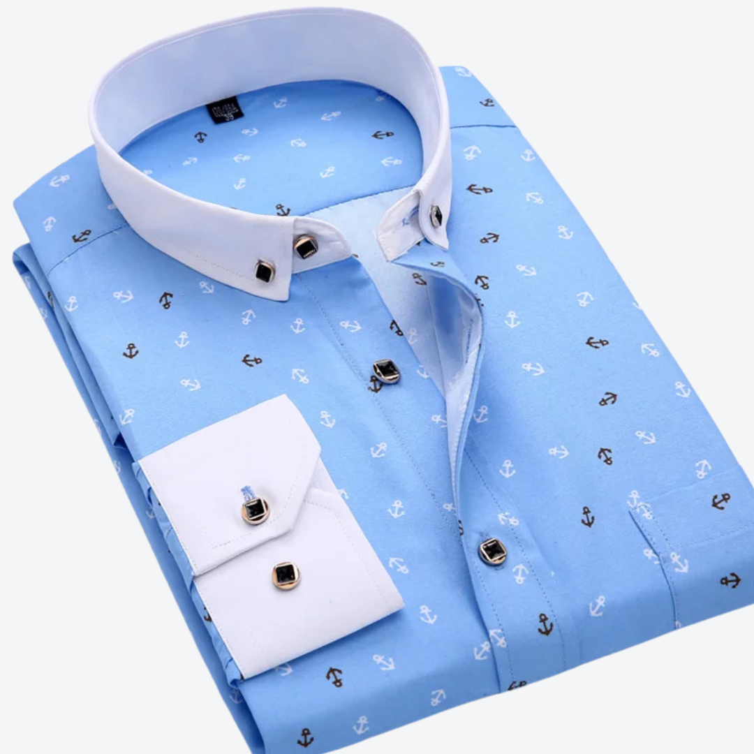 Finnick™ Nautisk Print Skjorte
