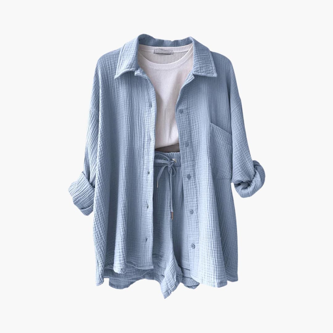 Aurélie | Chic og casual to-delt sæt