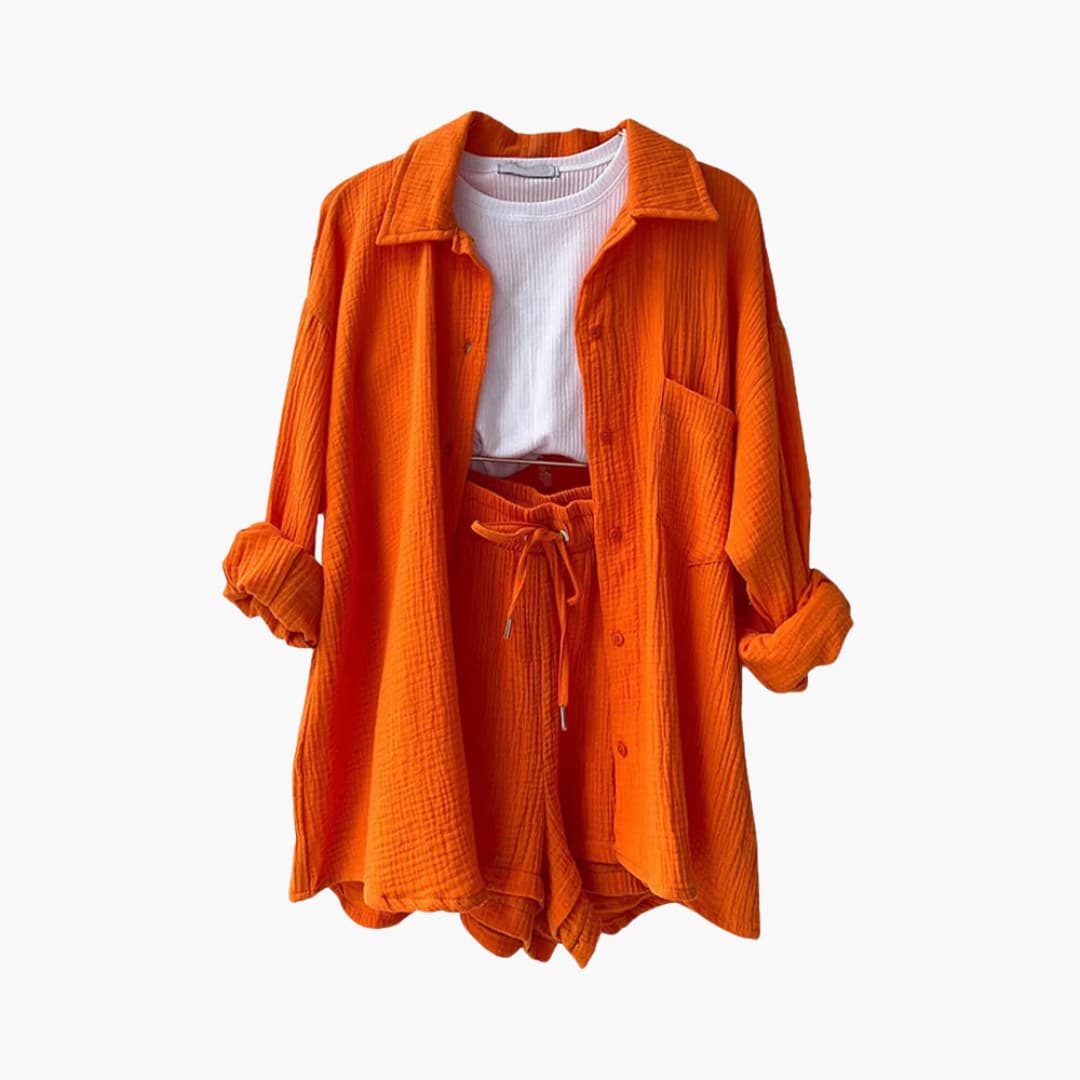 Aurélie | Chic og casual to-delt sæt