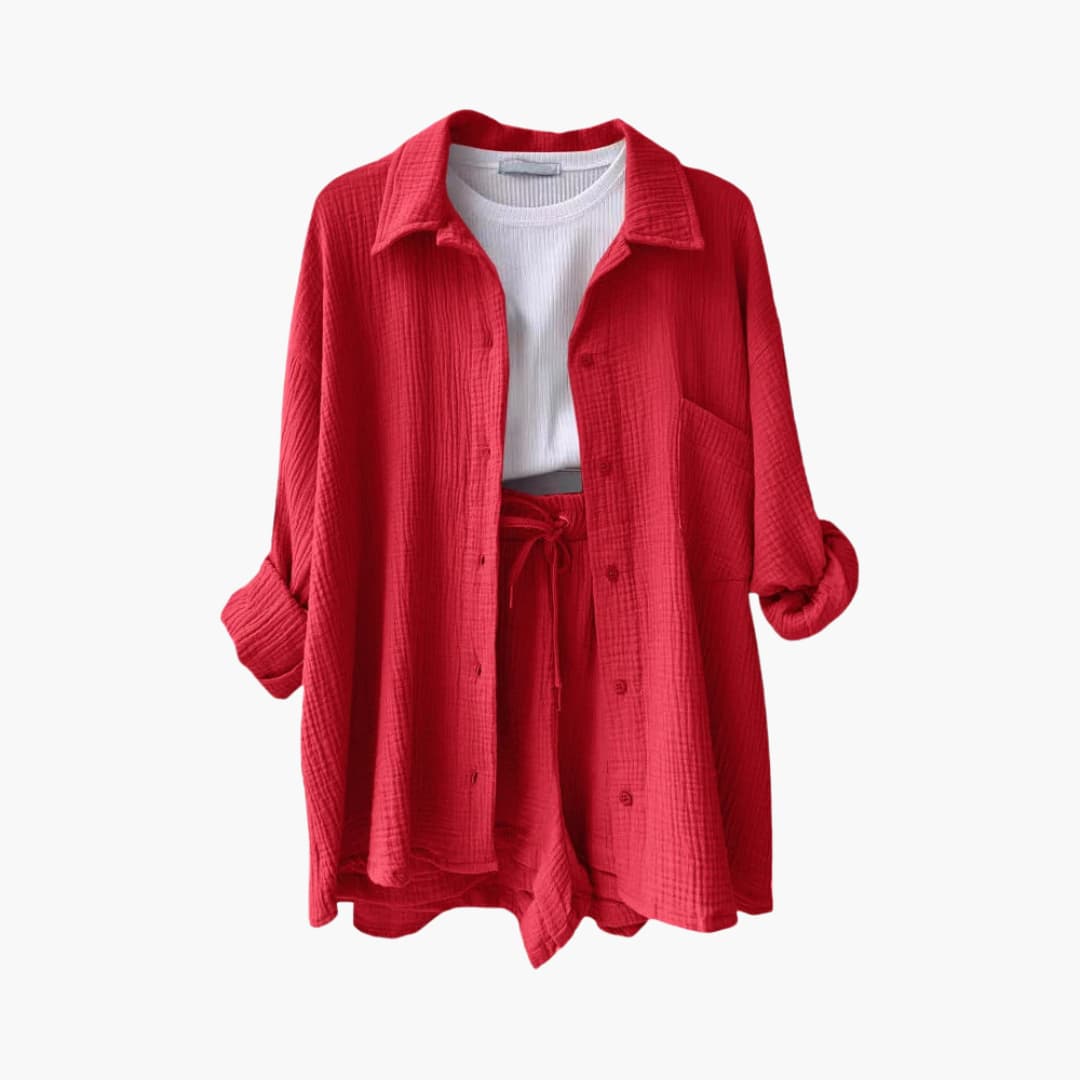 Aurélie | Chic og casual to-delt sæt