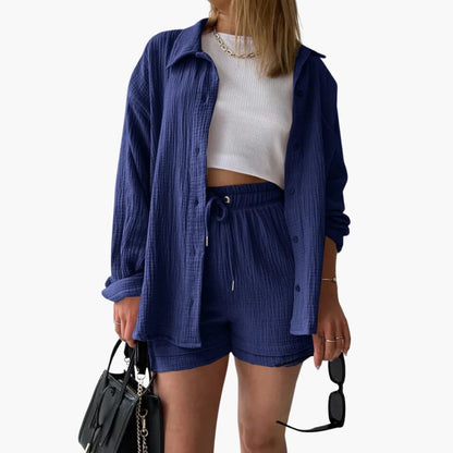 Aurélie | Chic og casual to-delt sæt