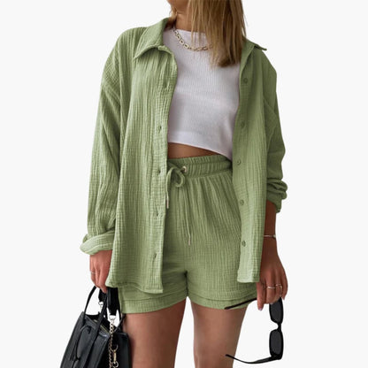 Aurélie | Chic og casual to-delt sæt