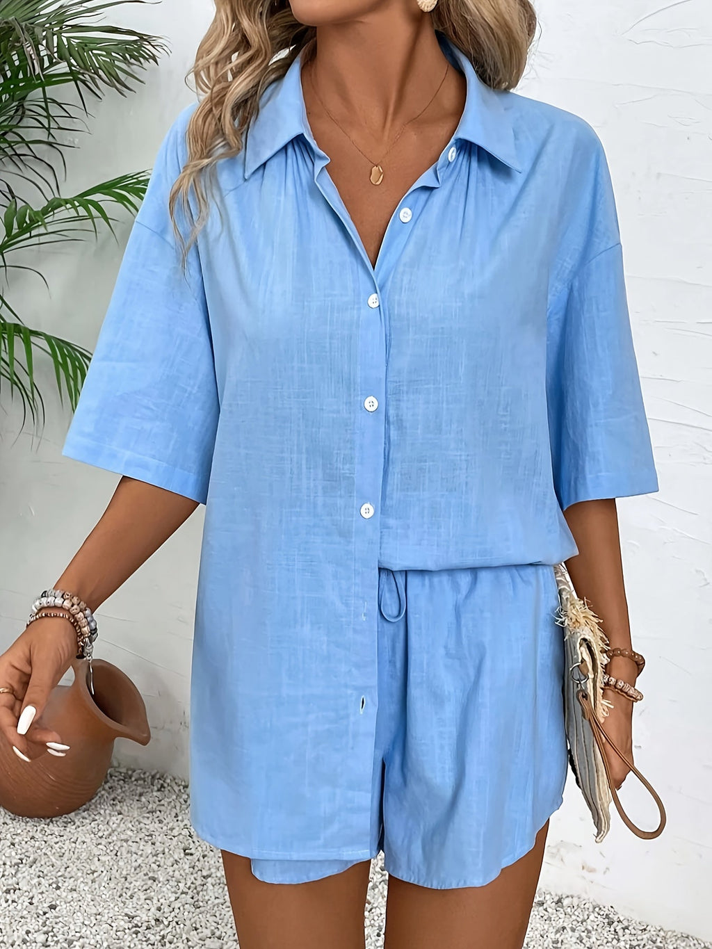 Luna | Casual Sommer Sæt med Shorts
