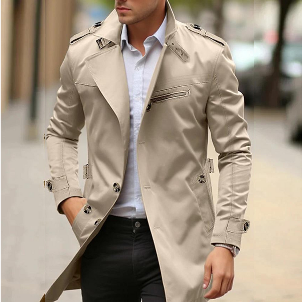 Elegant herre trenchcoat