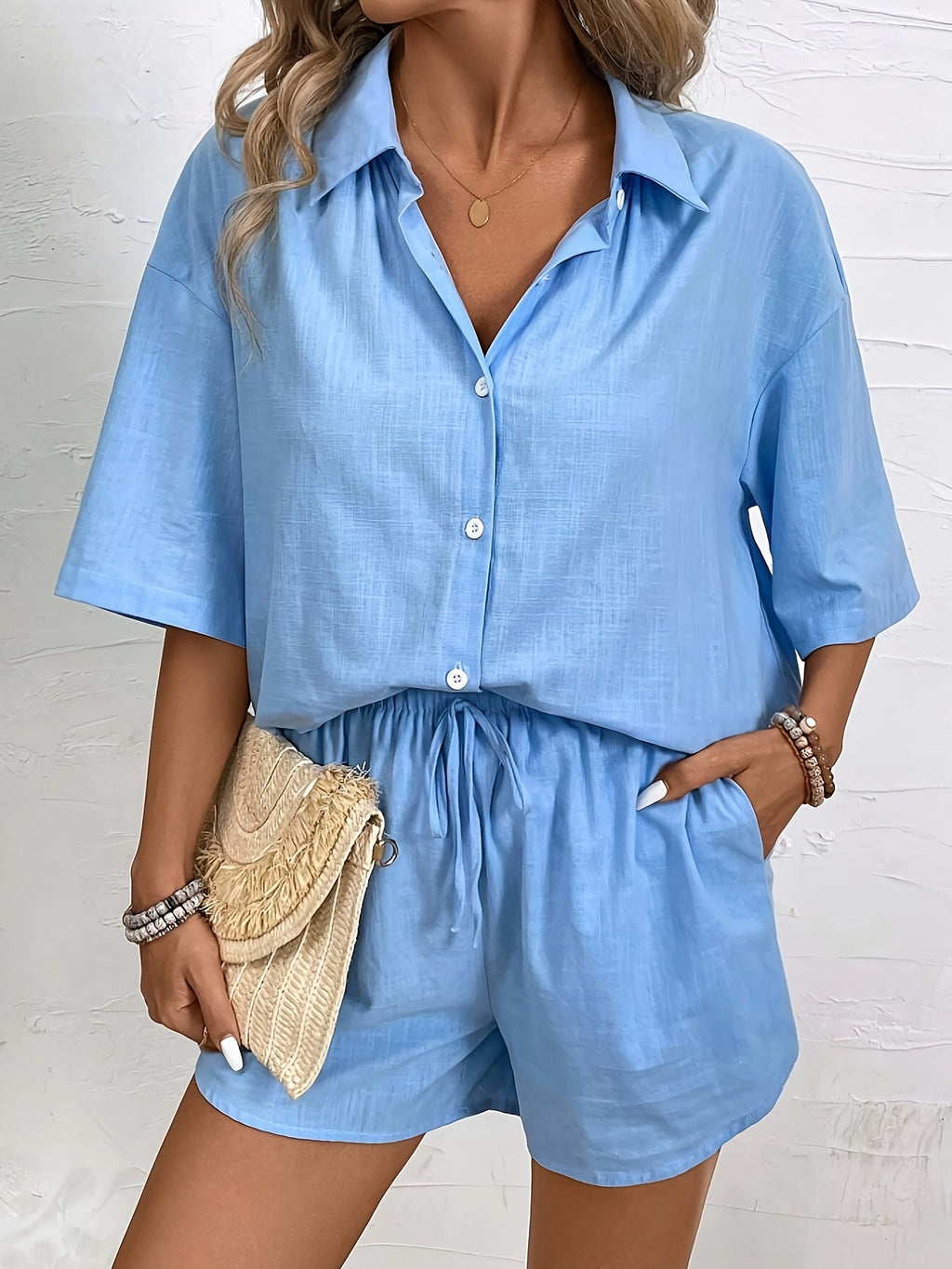 Luna | Casual Sommer Sæt med Shorts