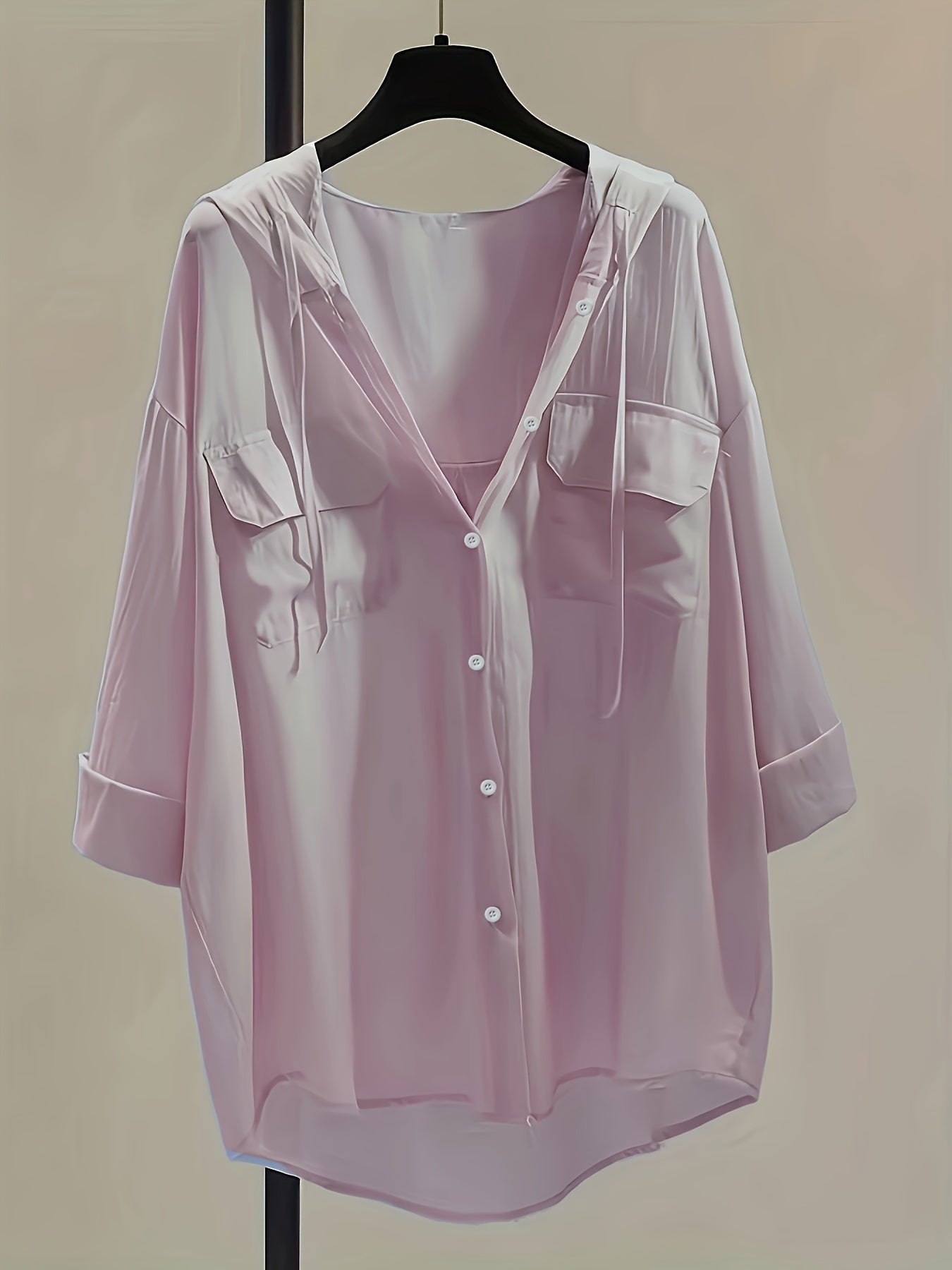 Marit | Elegant Bluse med Hætte