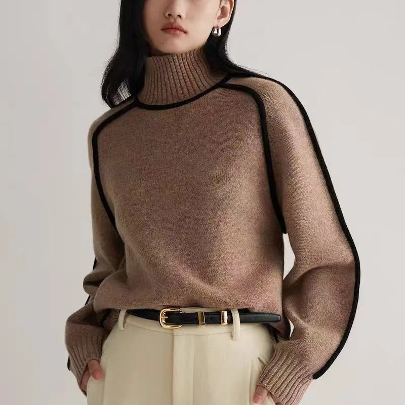 Denise | Sweater med Rullekrave