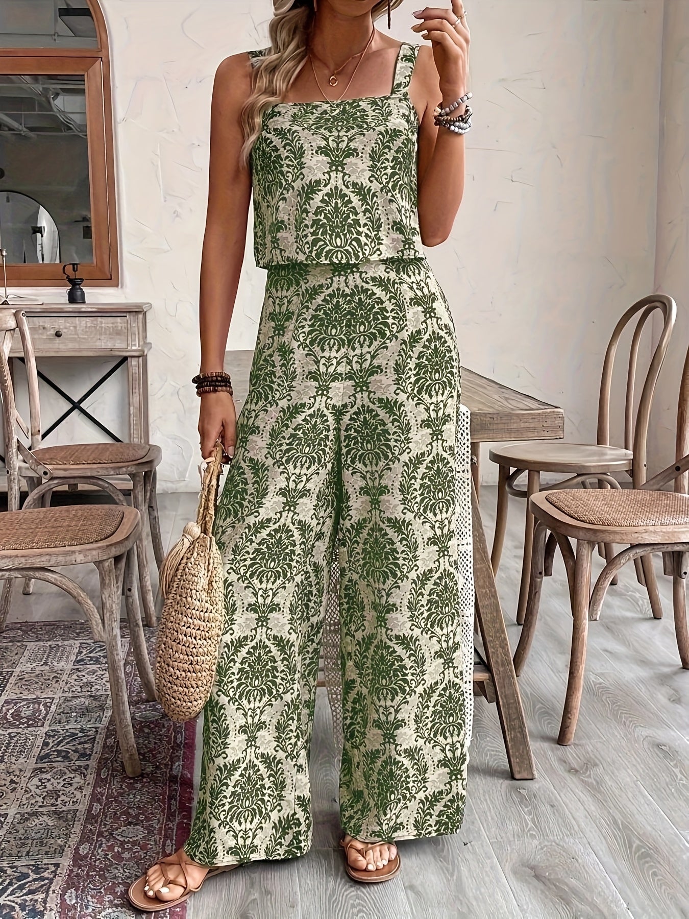 Sophie | Chic Tanktop med Løs Bukser