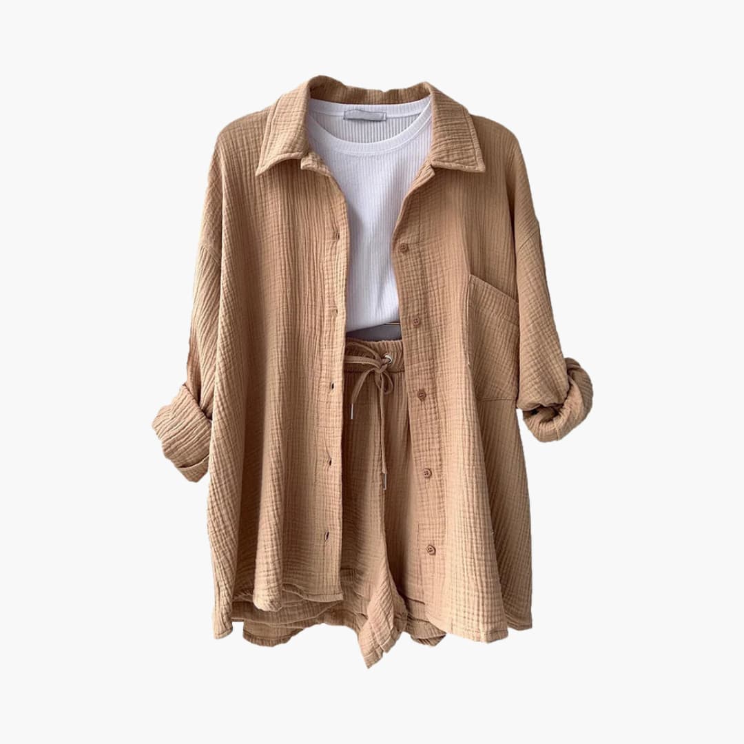 Aurélie | Chic og casual to-delt sæt