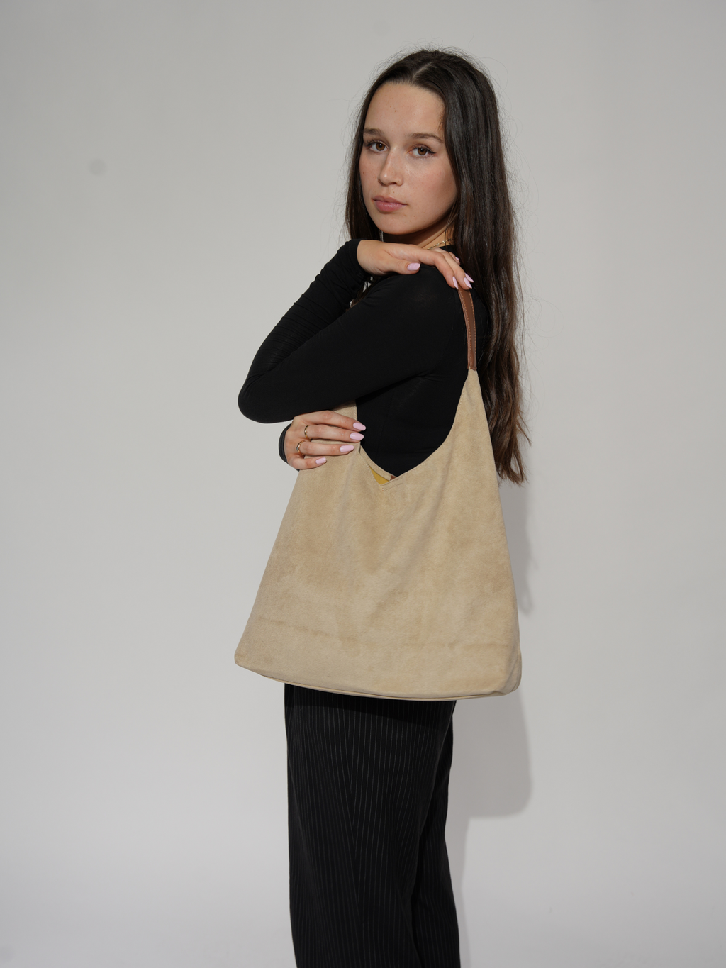 Roos | Suede Skuldertaske