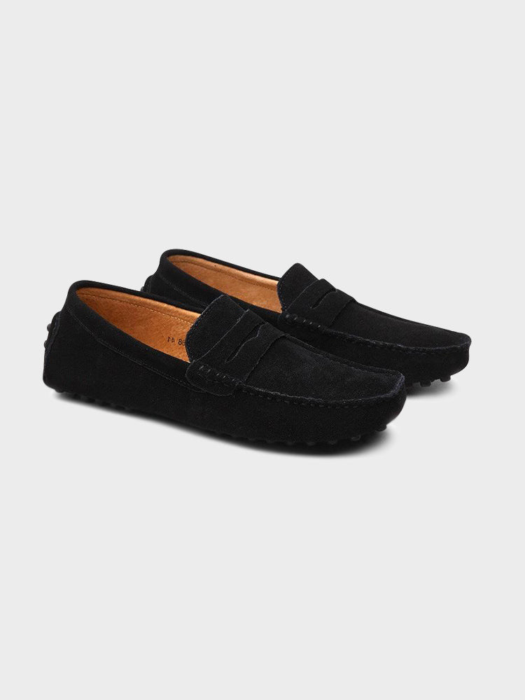 Suede Båd Loafers