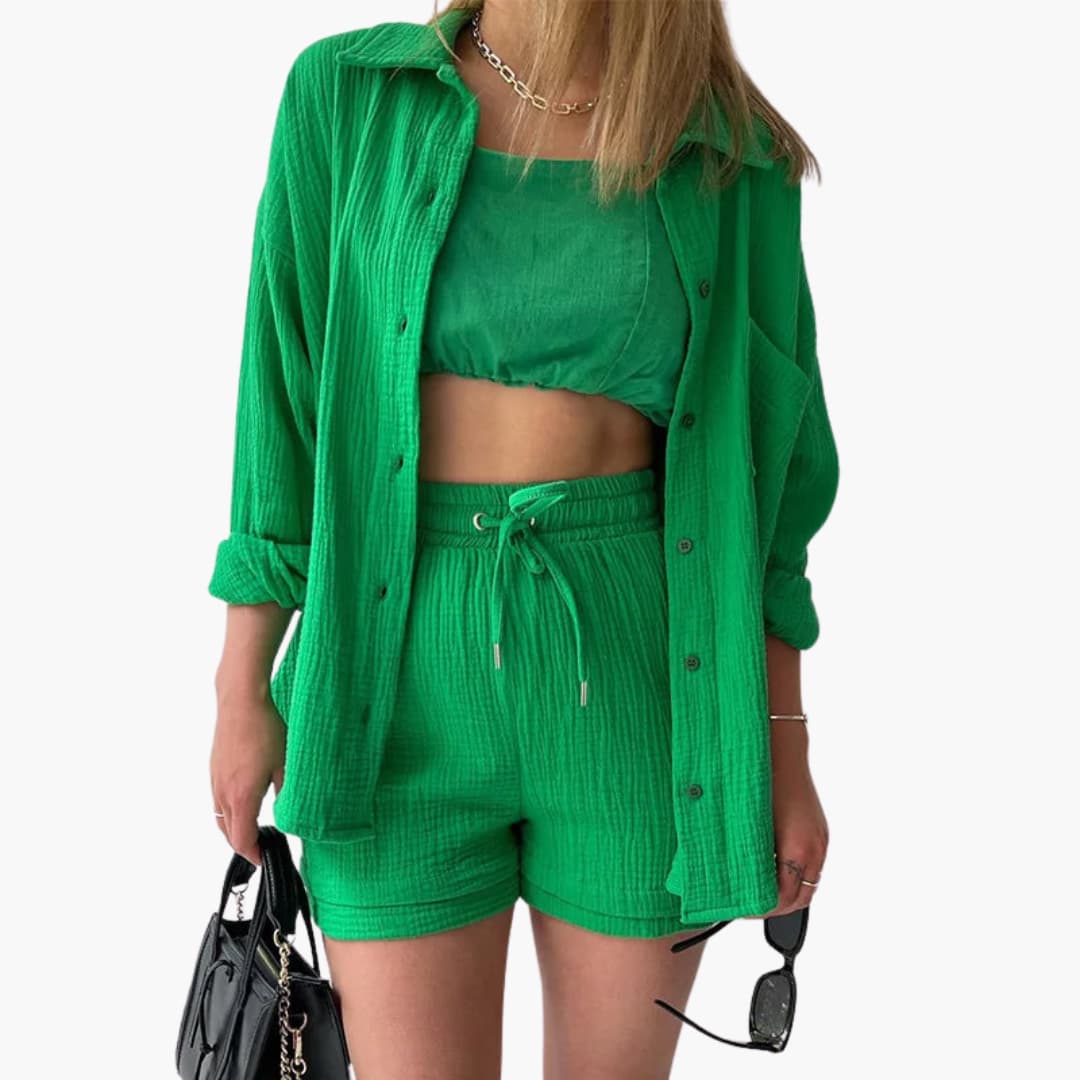 Aurélie | Chic og casual to-delt sæt